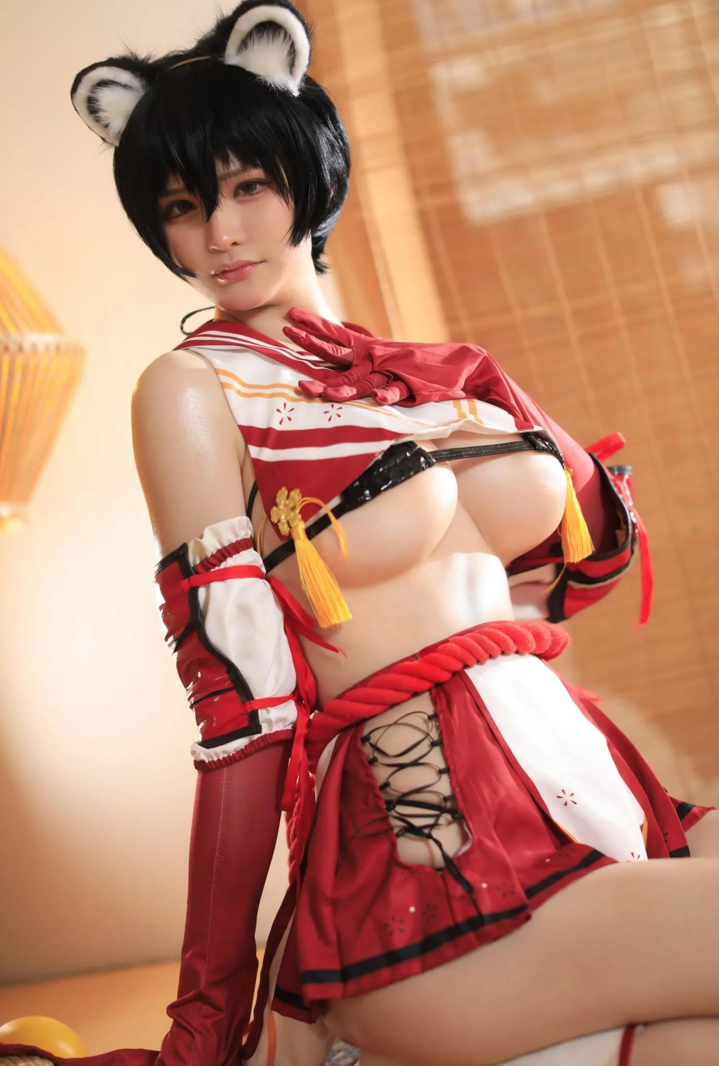前羽rr – NO.10 碧蓝档案 春日椿 [33P]插图5